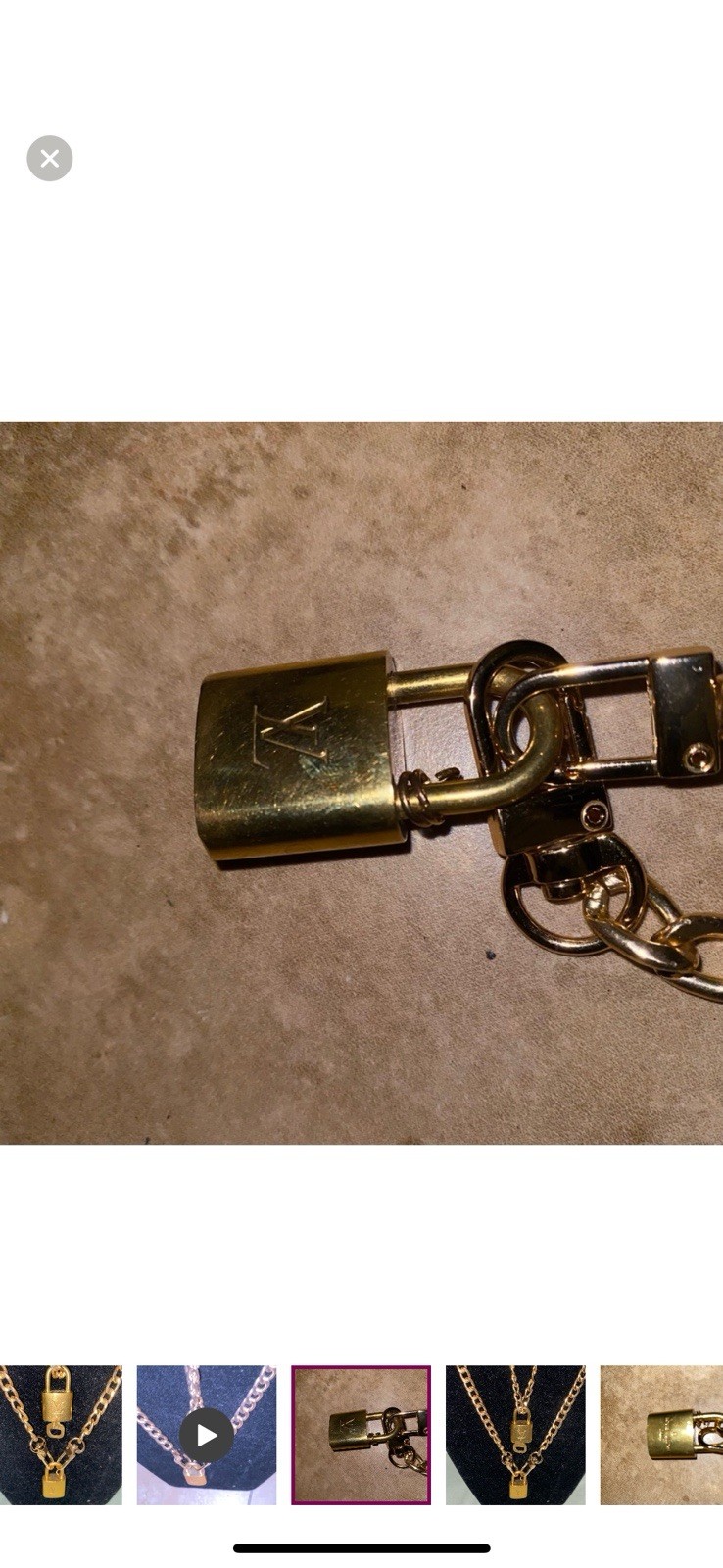 Louis Vuitton Lock and Keys Set