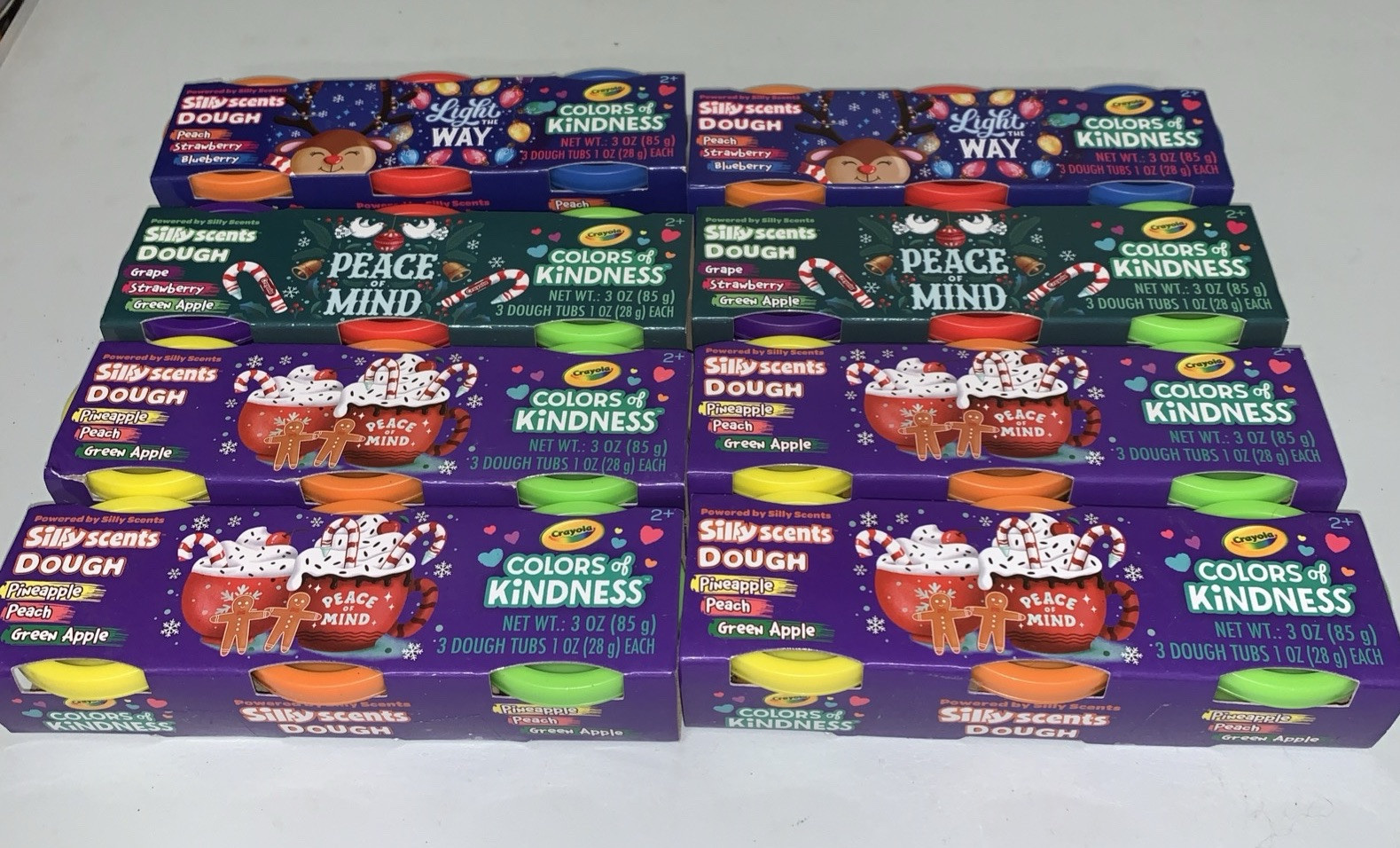 Lot Of 8 Crayola Silly Scents Dough  BRAND NEW 3-Pack