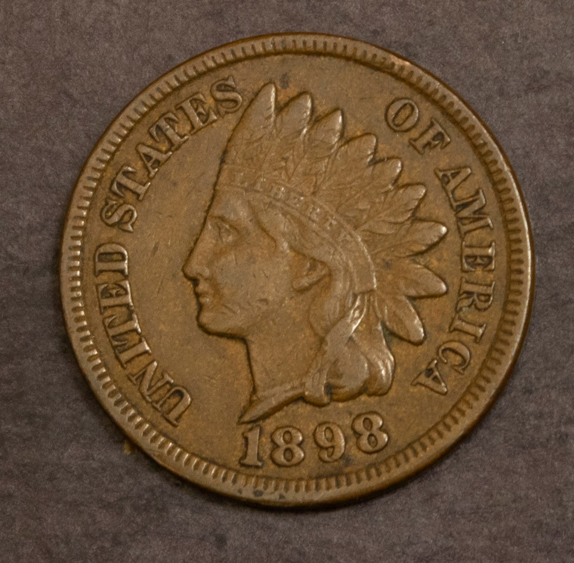 1898 Indian Cent  Lot Y3390