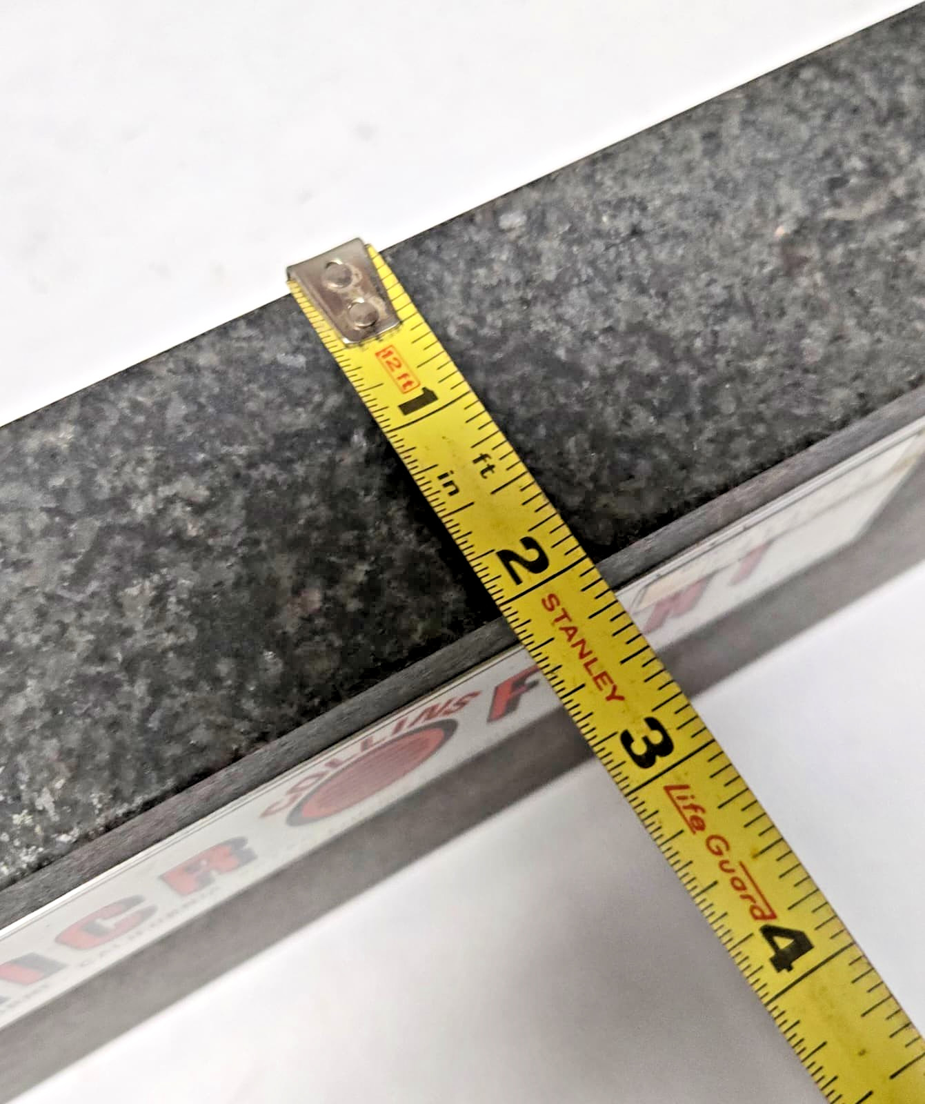 Collins Micro Flat 36” x 2” x 6” Granite Surface Plate PRECISION Inspection