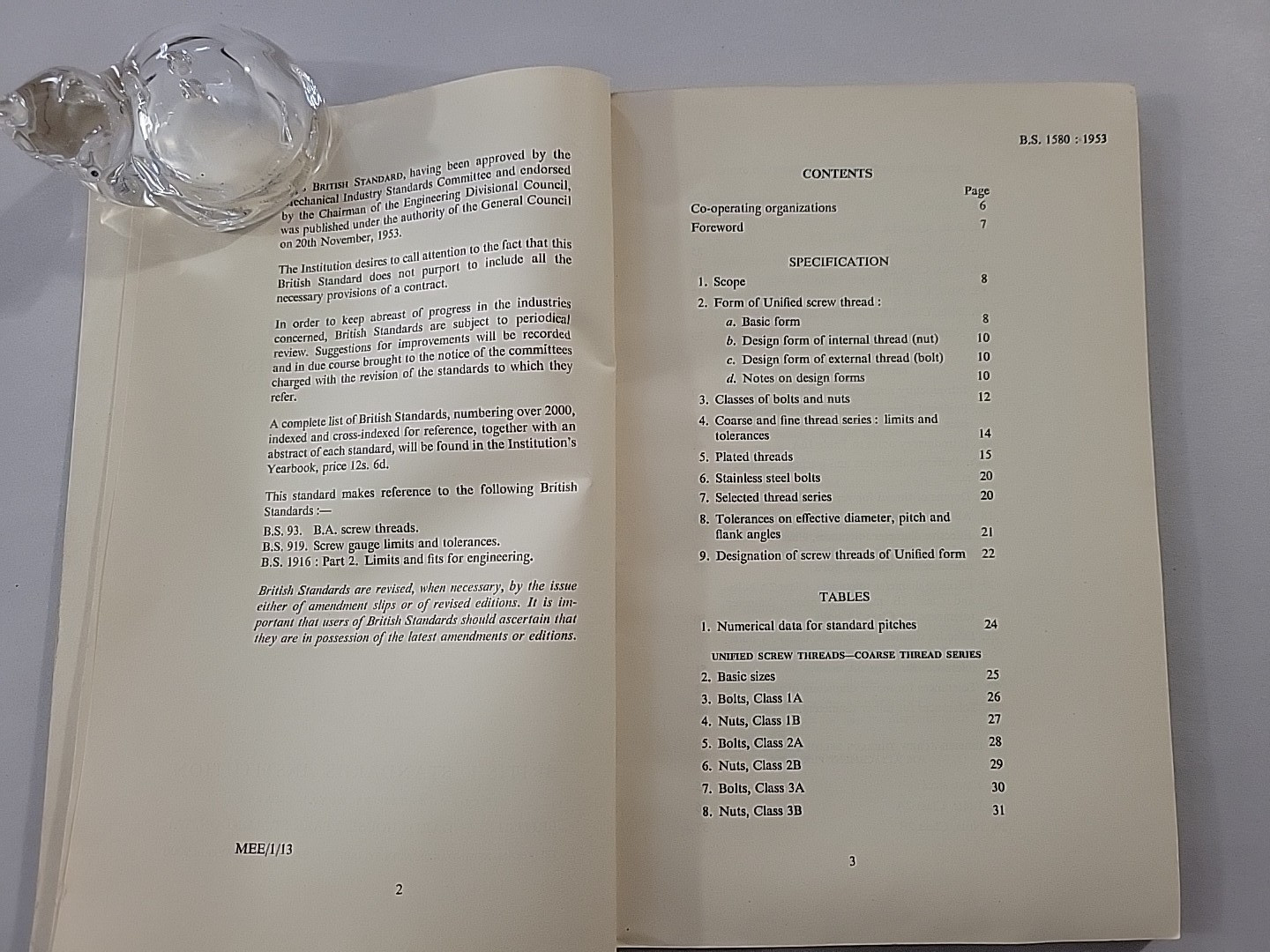 Lot 4 1950s British Standard Screw Thread Brochures