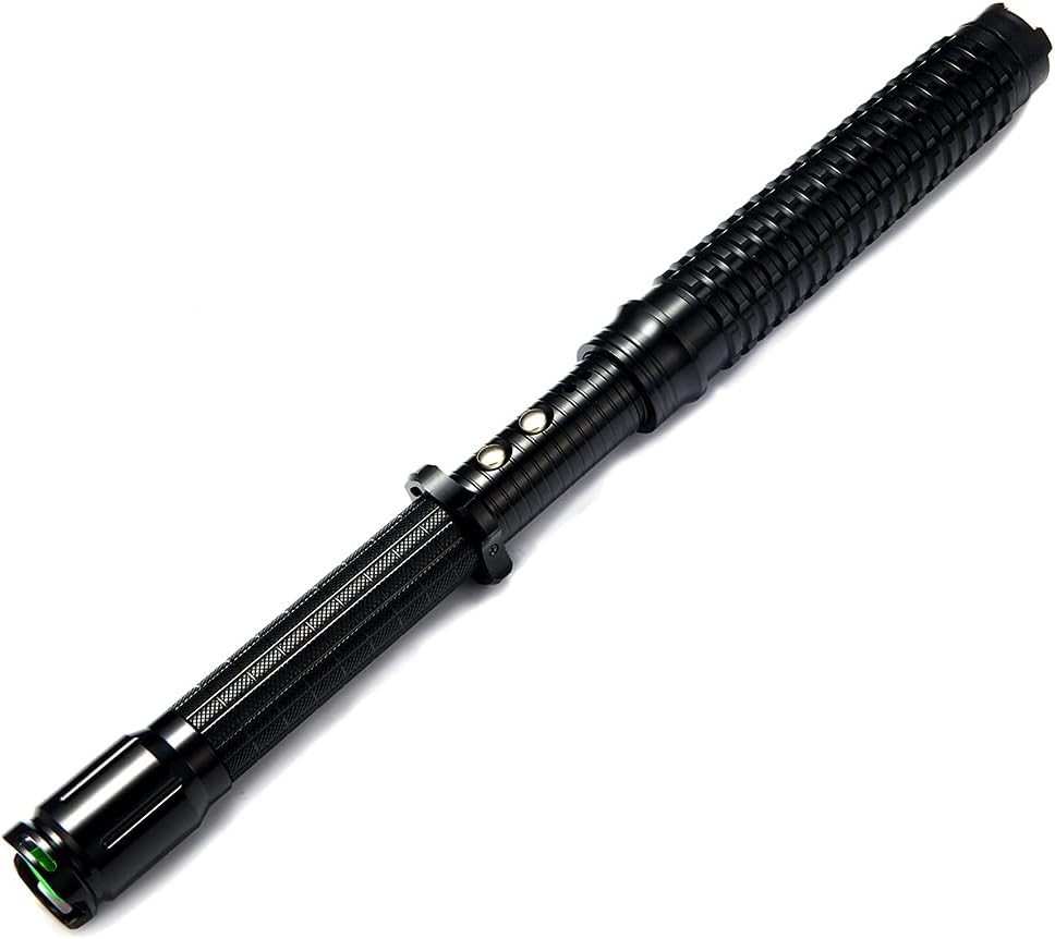 Advanced Self-Defense Tool: 80 Million Volt LED Flashlight - Adjustable 18.9in