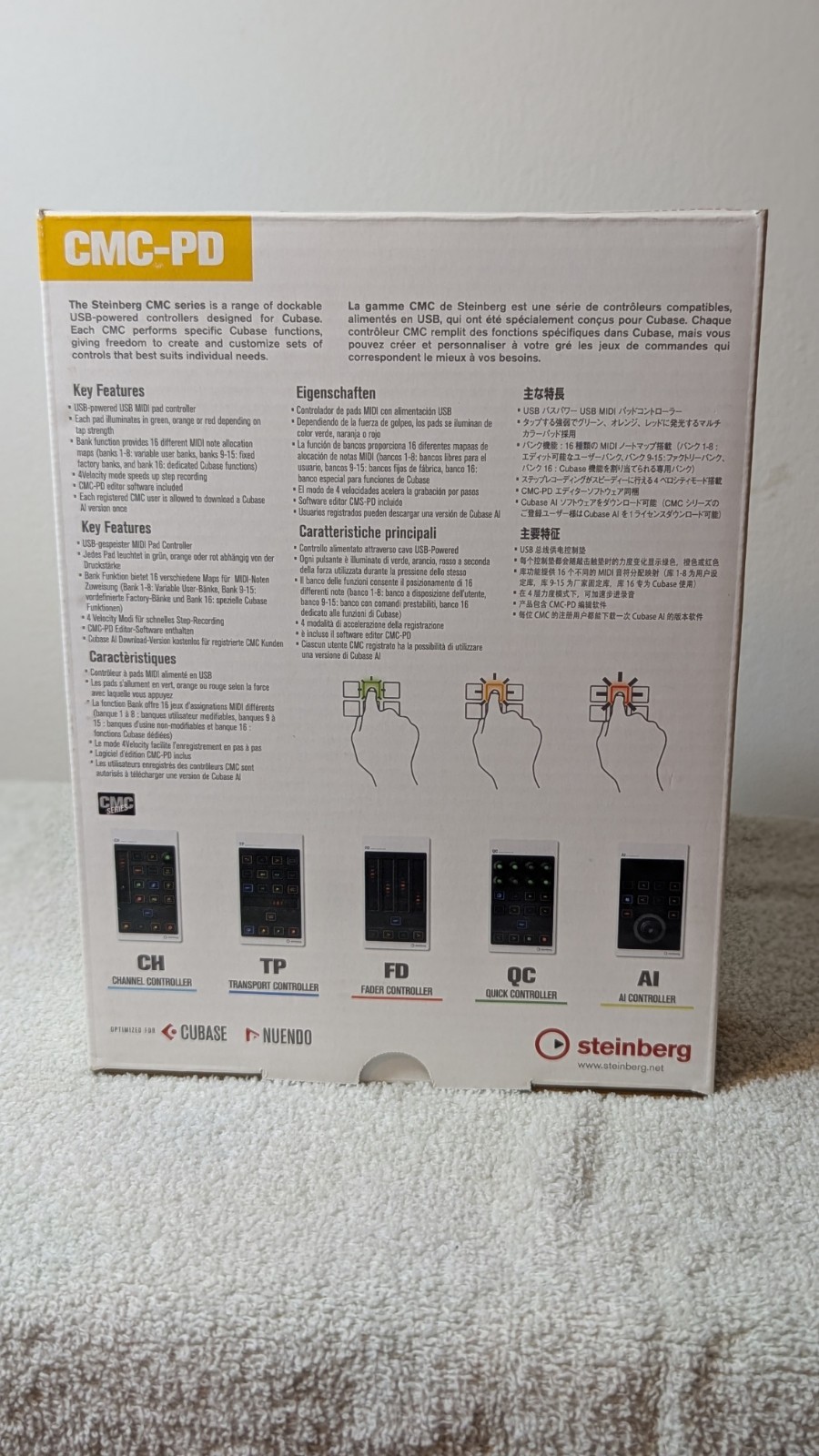 Steinberg CMC-PD Pad Controller for Cubase & Nuendo - Open Box