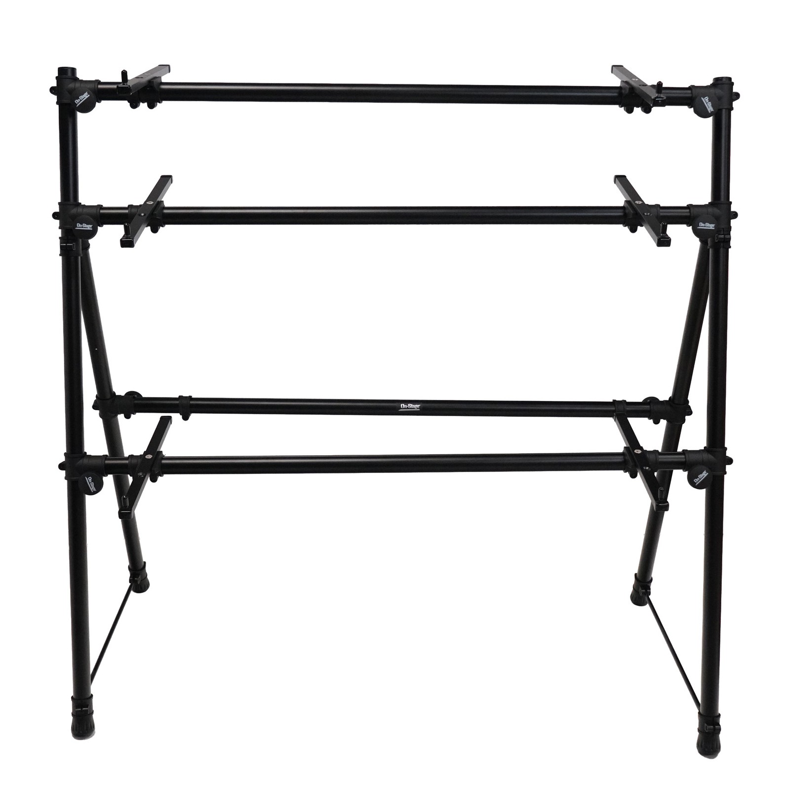 On-Stage KS7903 Adjustable Foldable Three-Tier A-Frame Keyboard Stand