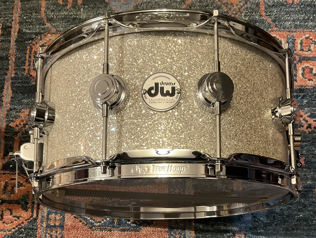 DW 6.5x14 Collectors Series Cherry/Spruce Snare Drum - Broken Glass