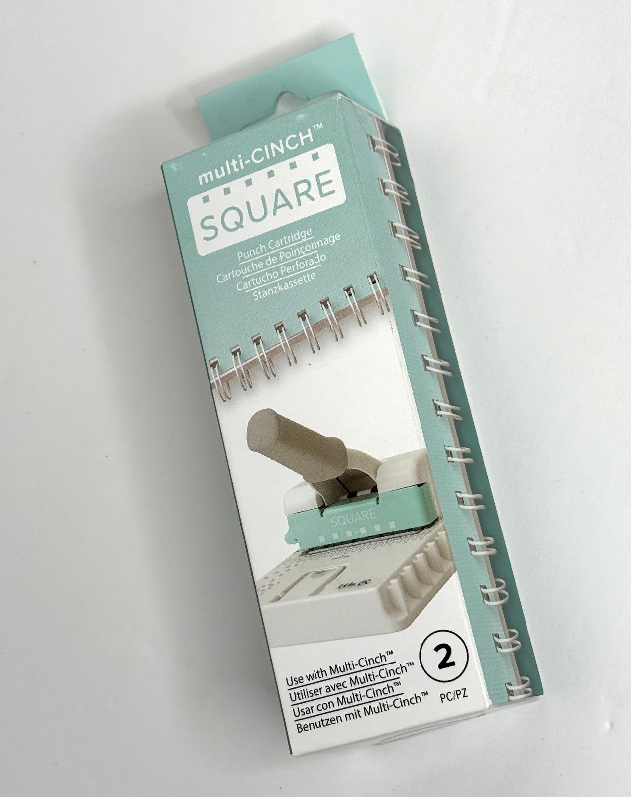 New We R Makers - Multi Cinch Collection - SQUARE Punch Cartridge
