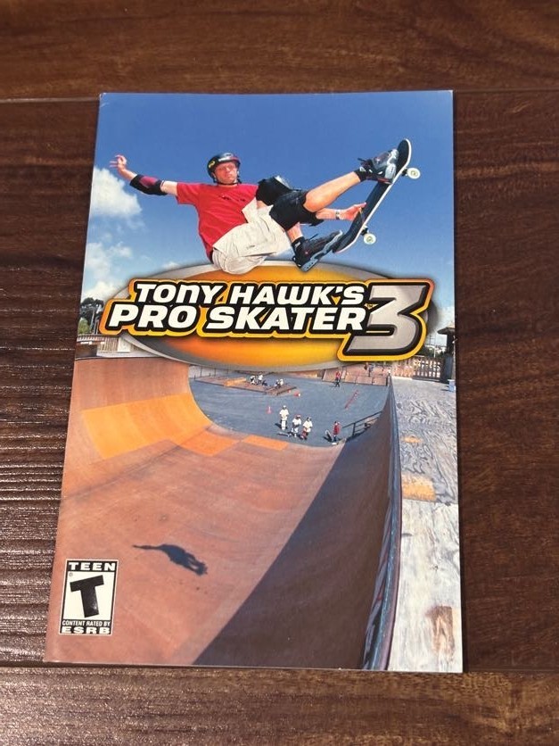 Tony Hawk's Pro Skater 3 Hawk Hawks Playstation 2 PS2 Instruction Manual Only