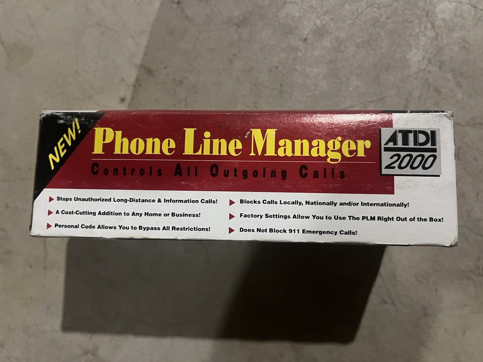 ATDI 2000 Phone Line Manager New in Box
