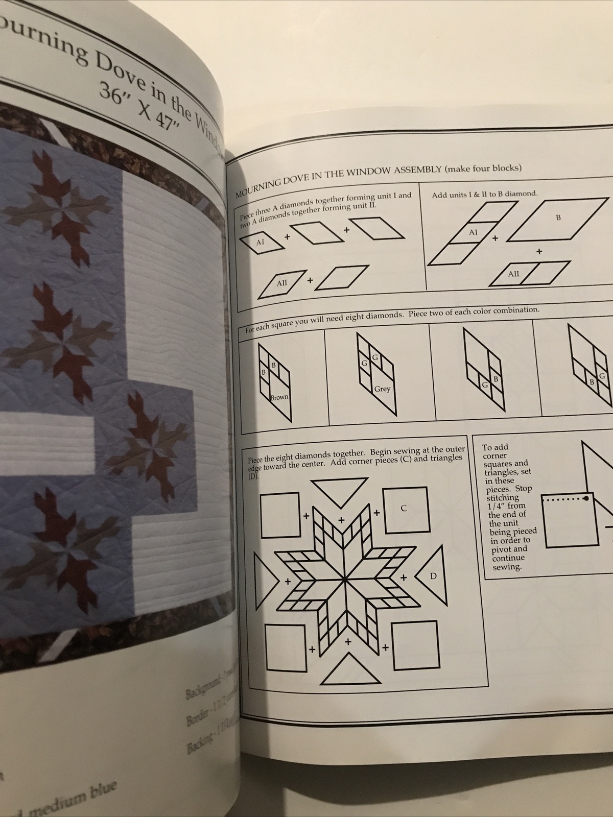 A Bird’s Eye View Quilt Pattern Book, by Ruth Ellen Srubas