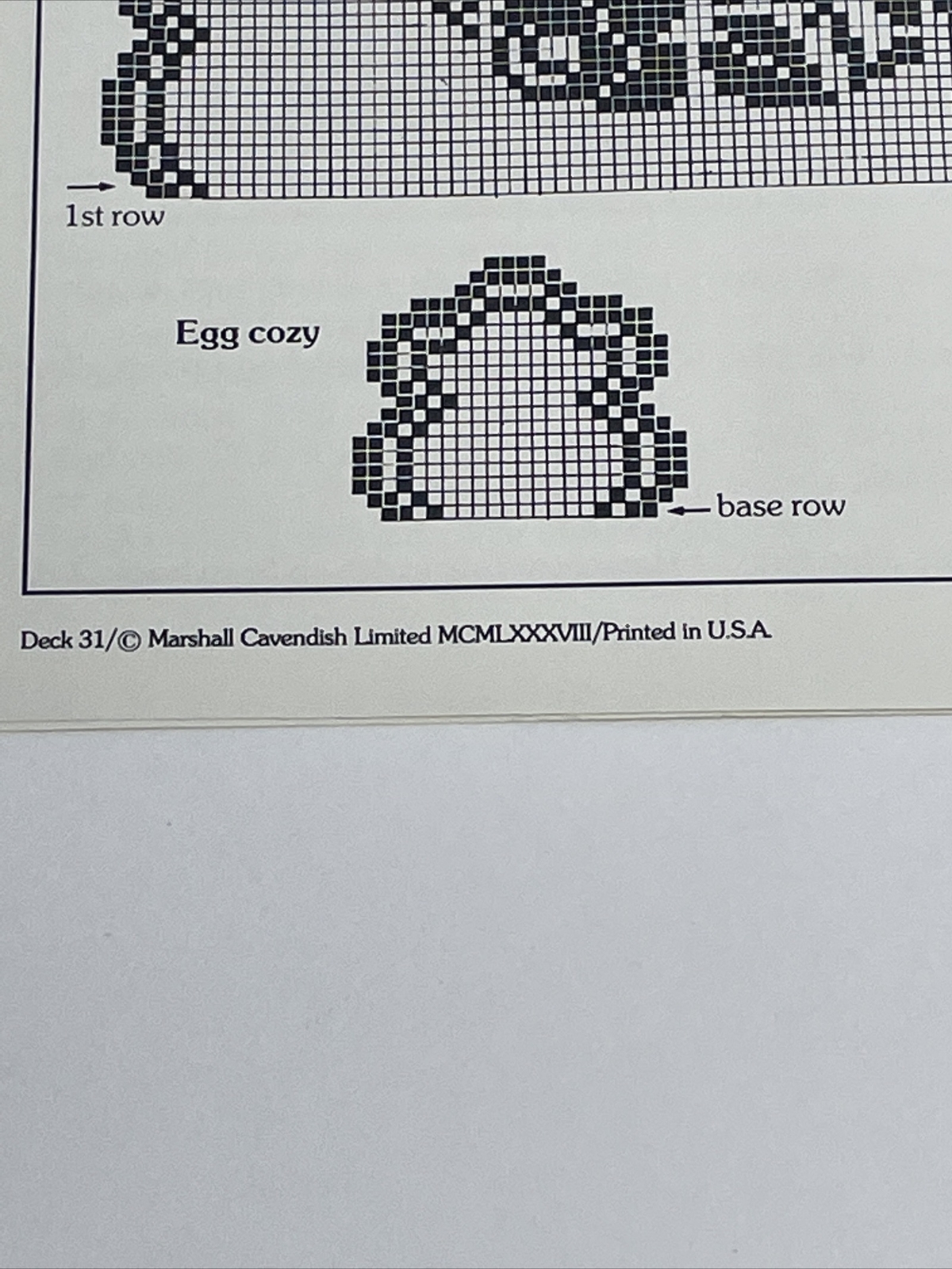 Marshall Cavendish Sunshine Breakfast Placemat Tea Cozy Crochet Pattern