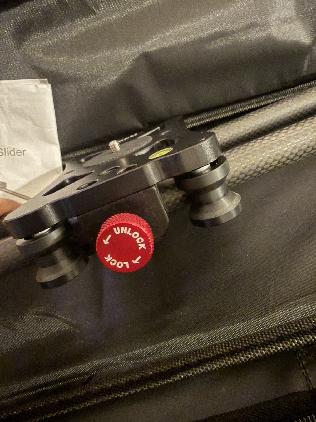 Zecti 24 Carbon Fiber Camera Slider Preowned Includes Bag, Manual & Accessories
