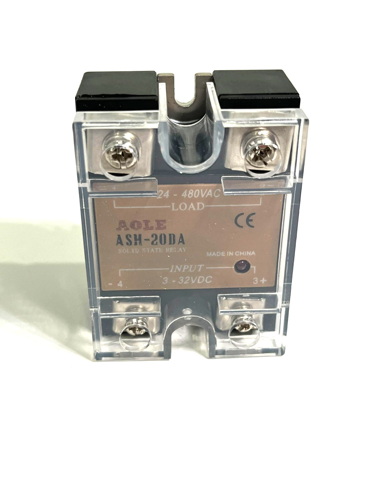NEW Aole Electronic ASH-20DA Solid State Relay Module 3-32DC Input / 480 AC Load