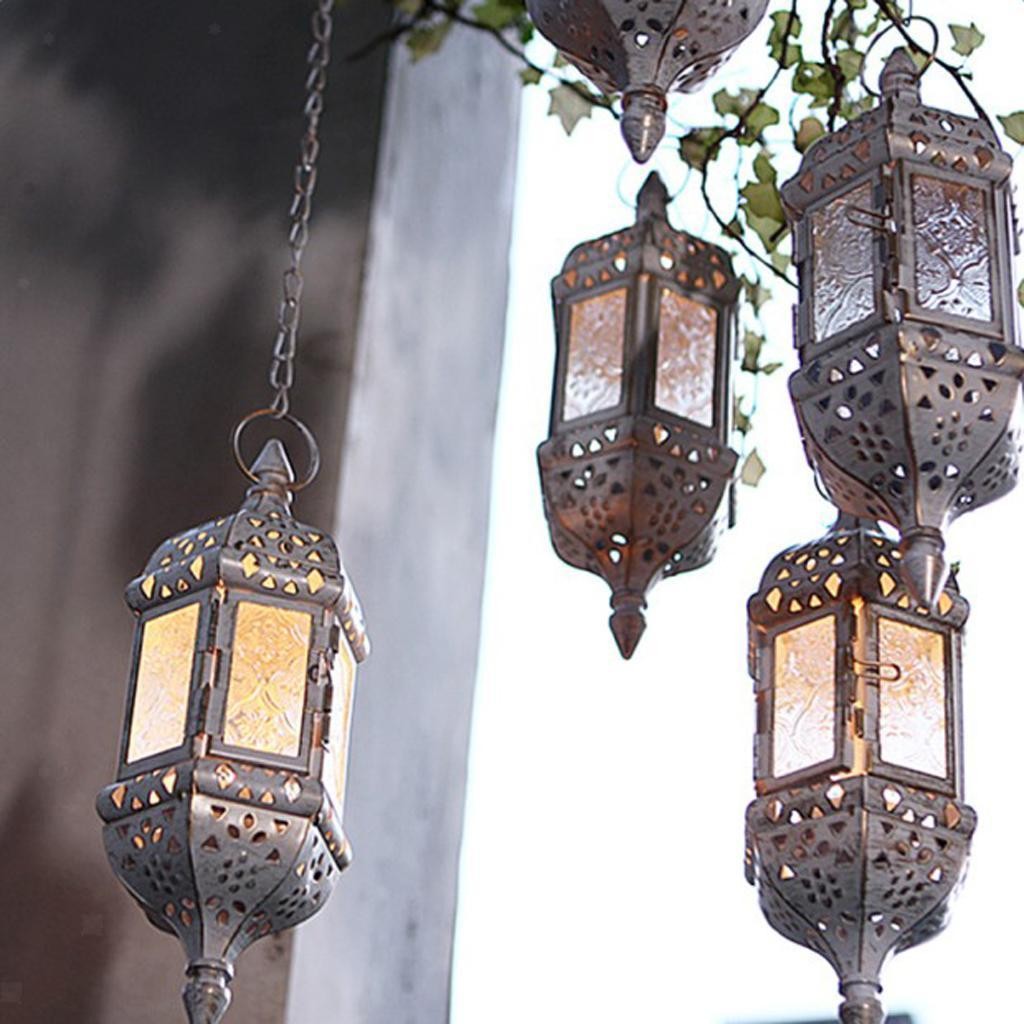 Hollow Hanging Candle Holder Decorative Candle Lantern
