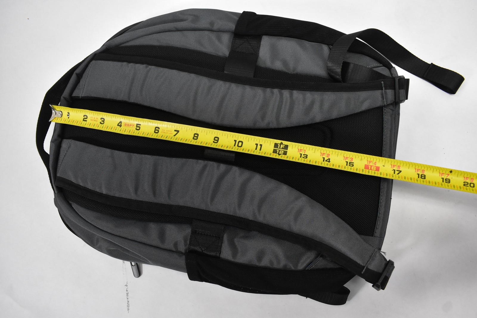 Mercer+Mettle Gray 18" Backpack Laptop Compartment Branded Bag
