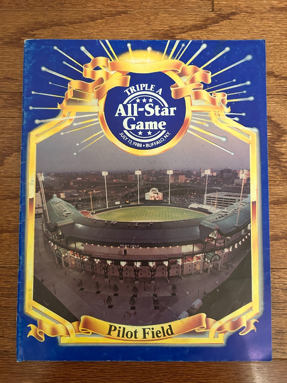 1988 "TRIPLE A ALL-STAR GAME" {Buffalo, NY} "PILOT FIELD" (AAA) Baseball Program
