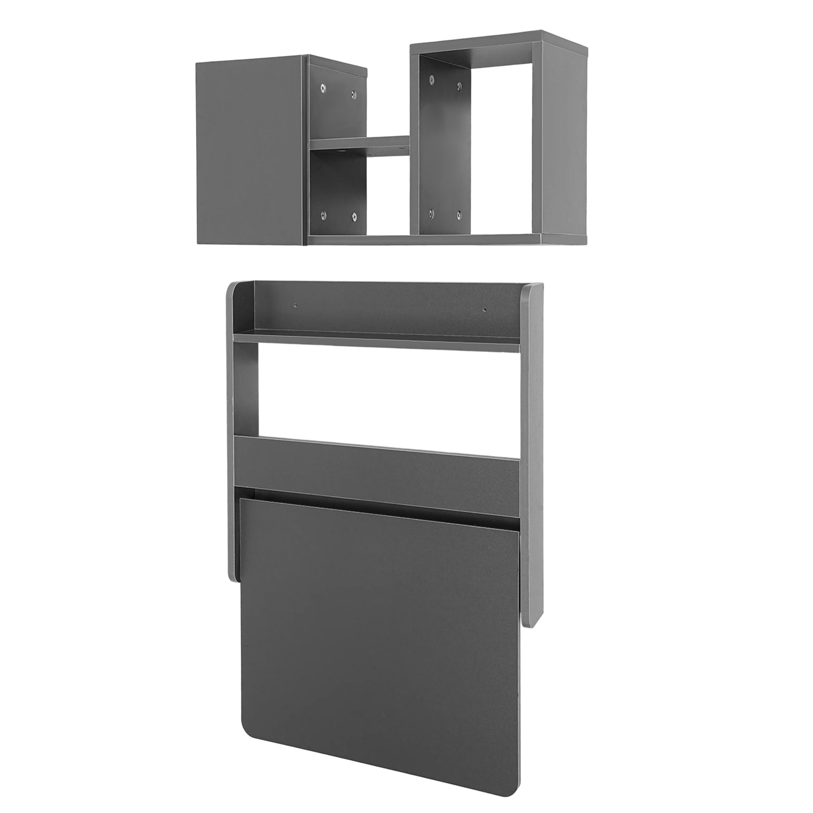 Wall Mounted Bookshelf Folding Space Saving Wall Mounted Table Laptop Desk