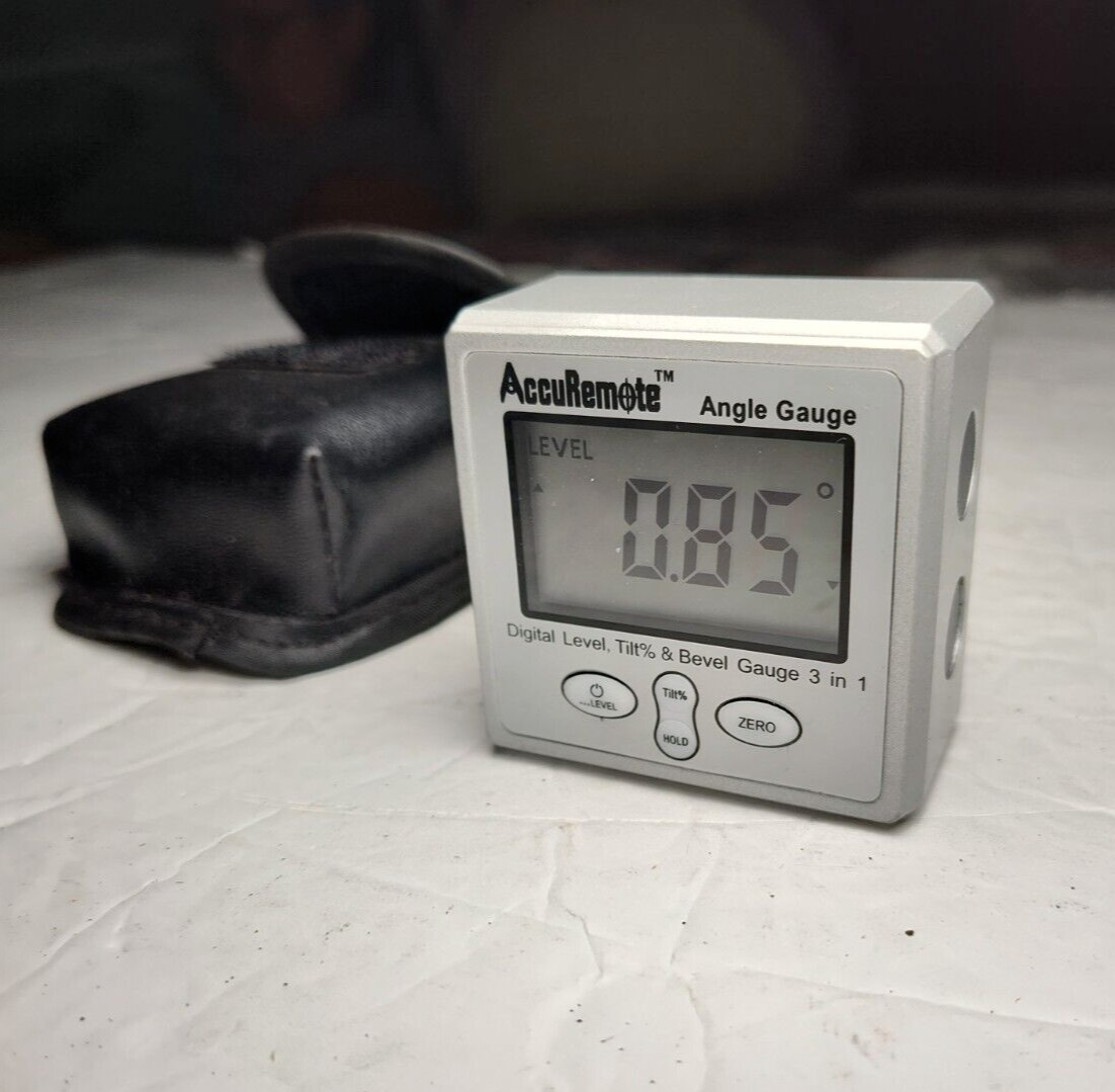 Digital Angle Cube Gage Electronic Gauge Sea Level Protractor Magnetic Base
