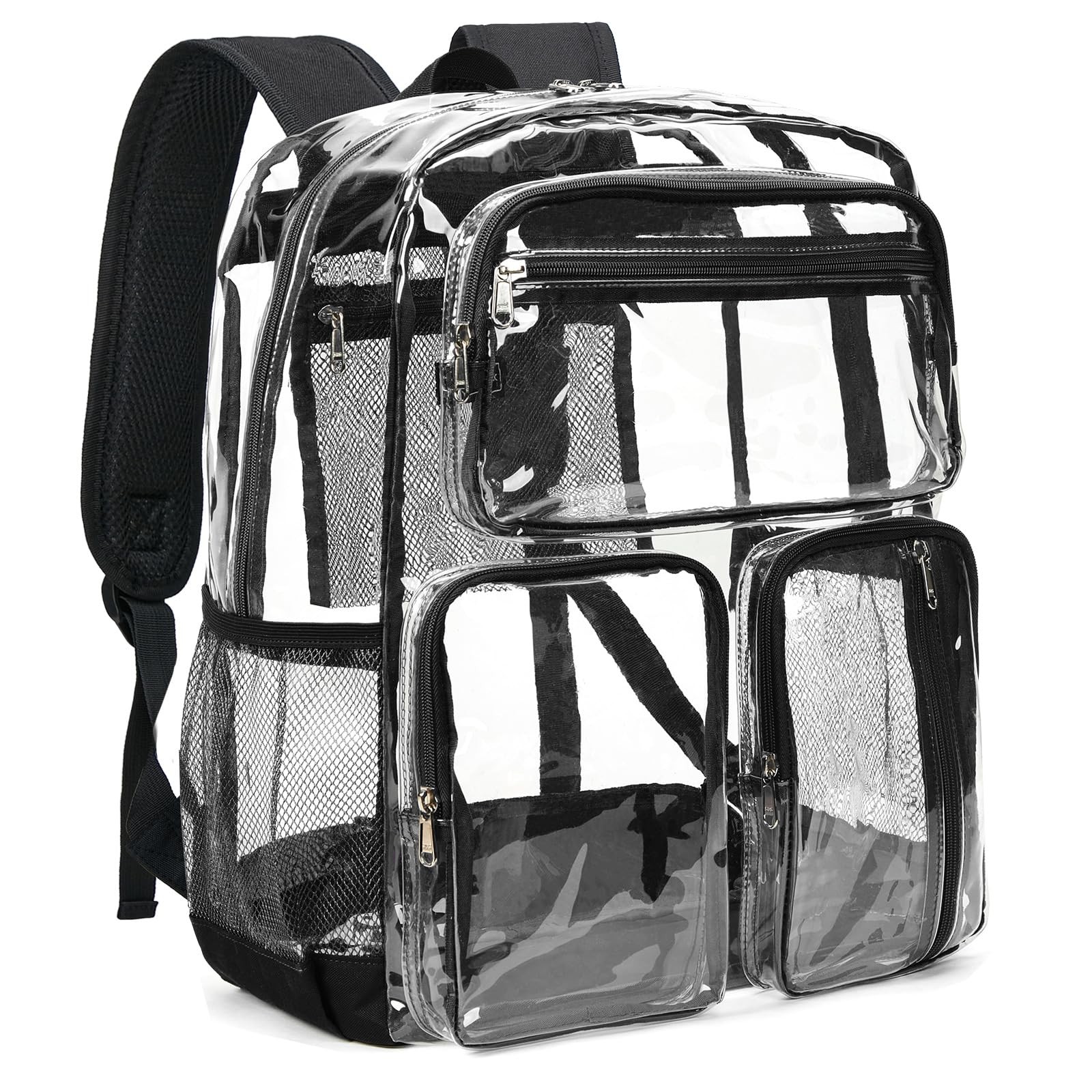 Clear Backpack Heavy Duty - Extra Large Clear Bookbag Transparent See Through...