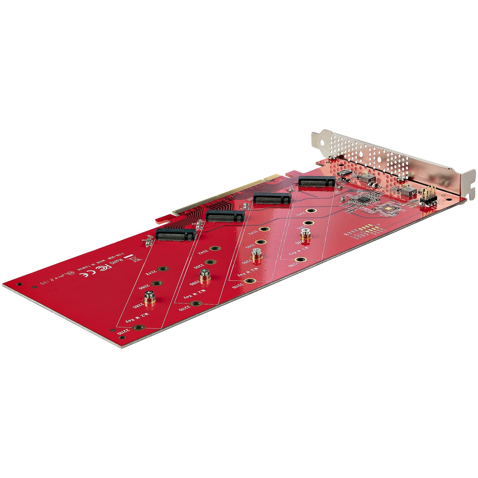 StarTech Quad M.2 PCIe Adapter Card PCIex16 QUADM2PCIECARDB