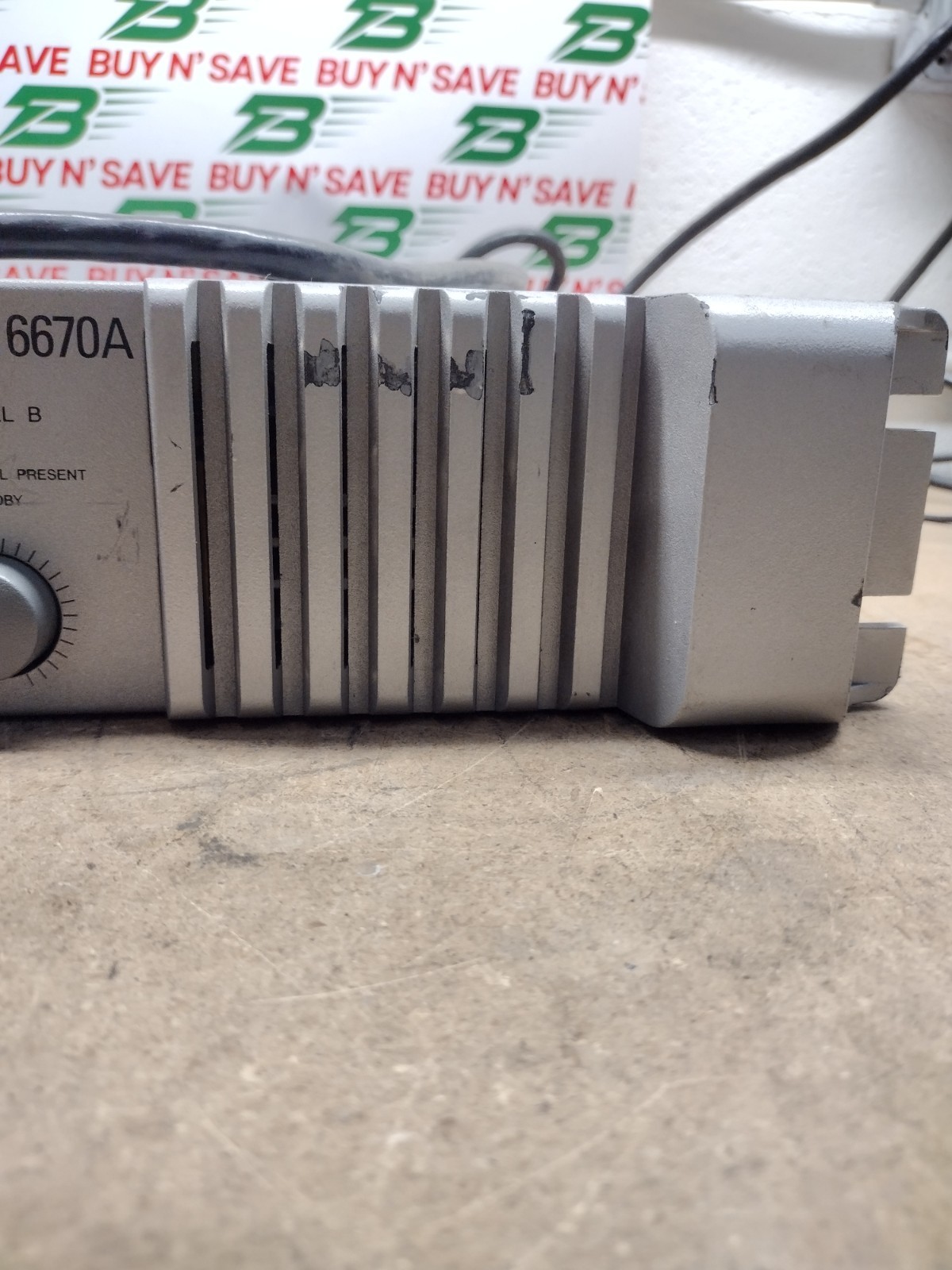 JBL Power Amplifier SR 6670A - Powers On - Rack Mountable - USED