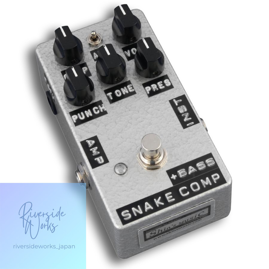 Shin's Music SHIN'S SNAKE COMP+ Bass Compressor Effect Pedal