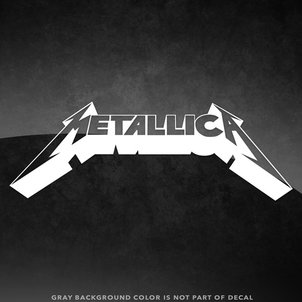 Metallica Vinyl Decal Sticker -  Choose Size and Color! 5" and Larger