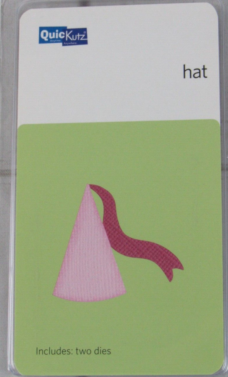 QuicKutz Hat 2x2, 2 Cutting Die Set KS-0869