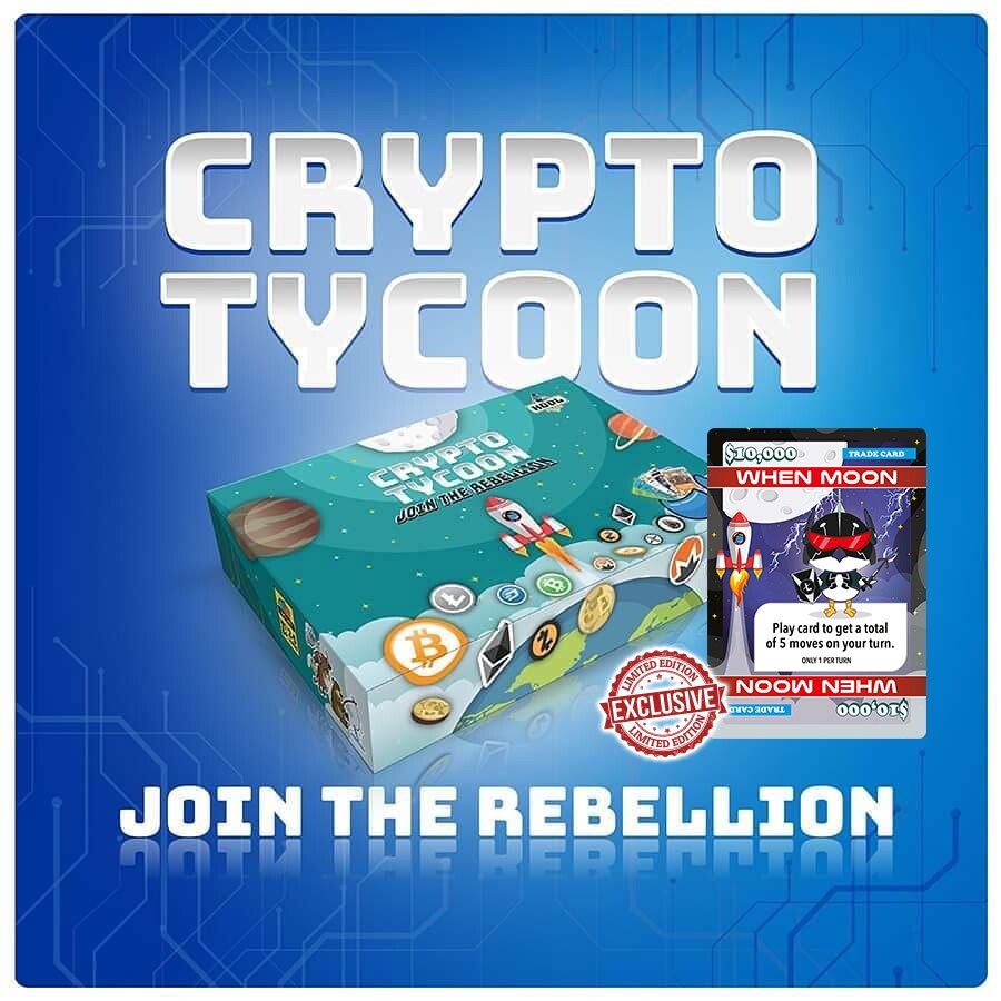 Extremely Rare “WHEN MOON” Litecoin Collectible Crypto Card &￼ Memorabilia SSP.