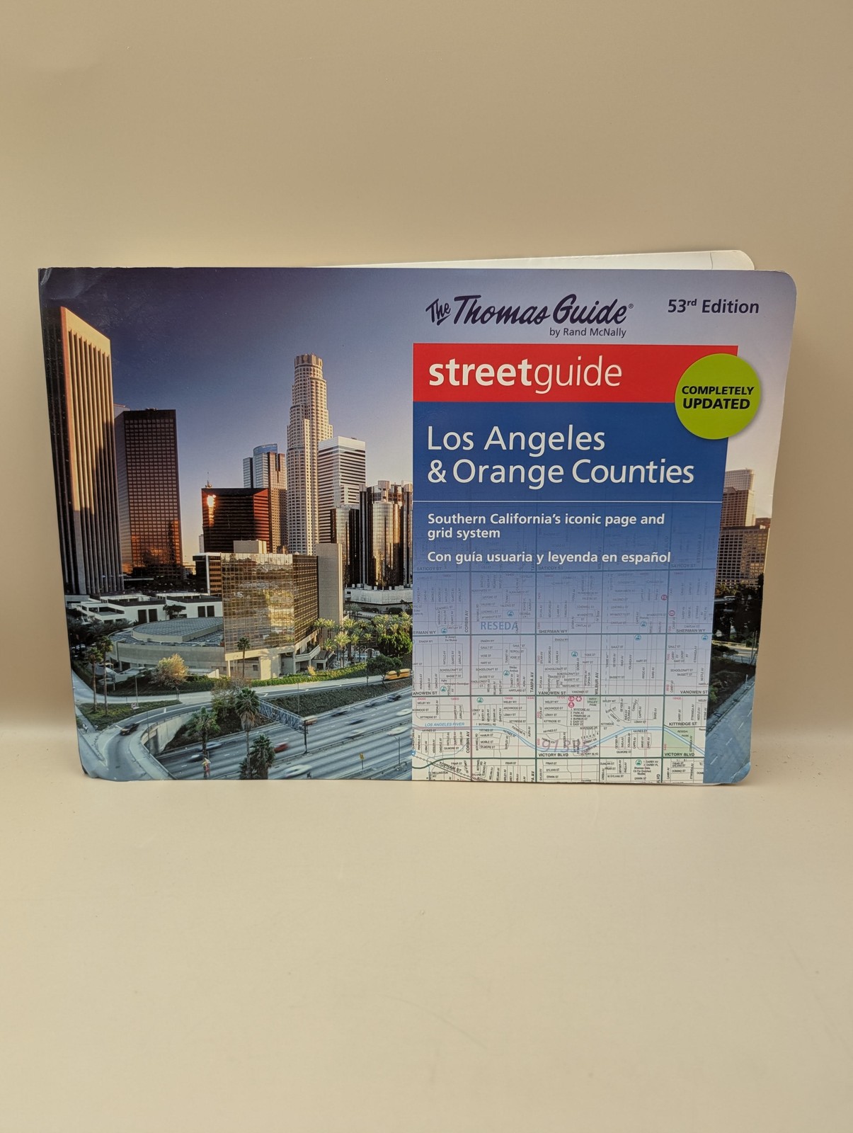 Thomas Guide Rand McNally Streetguide Los Angeles & Orange Counties 53rd Ed Map