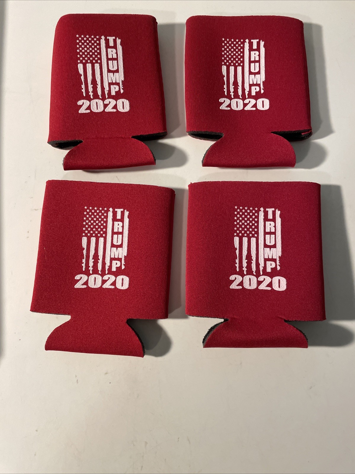 Donald Trump 2020 Can Koosies Lot Of 4 Red MAGA President