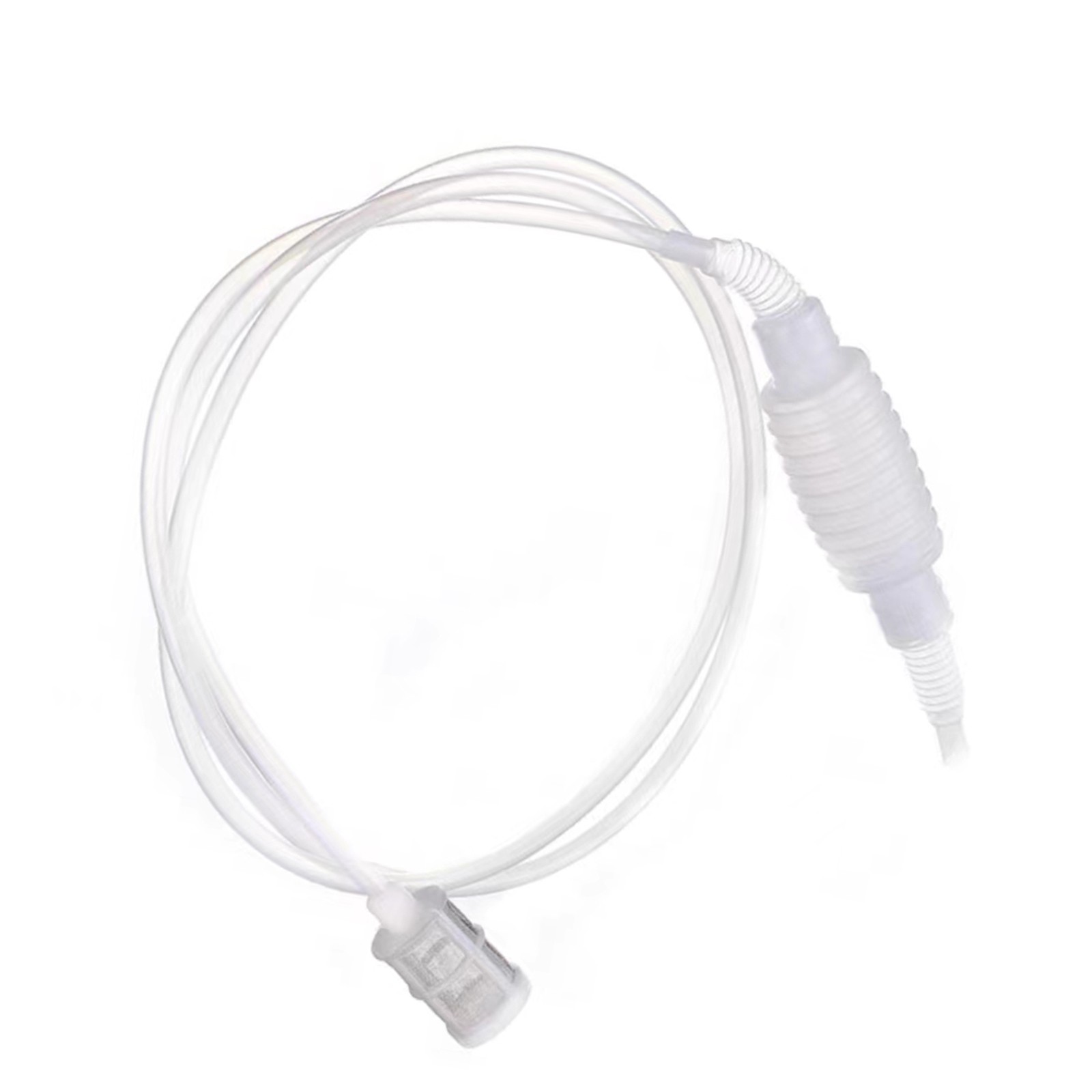 6.5FT Aquarium Siphon Vacuum Fish Tank Hand Water Oil Pump Filling Changer 6.5ft