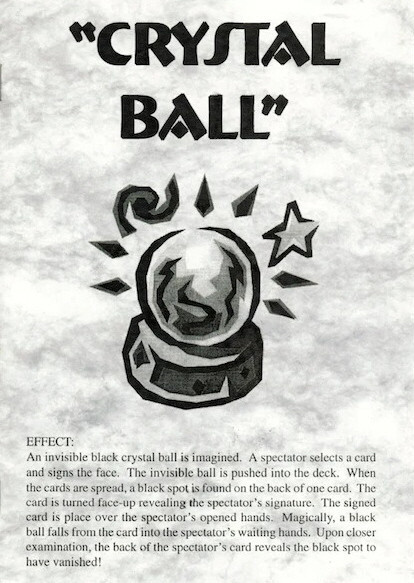 "VINTAGE" CRYSTAL BALL - RAVEN MAGIC
