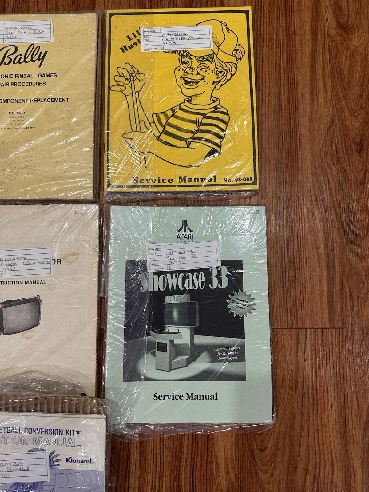Arcade Machine Manuals