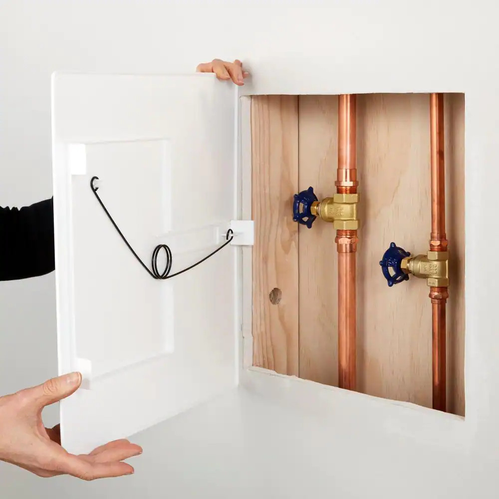 14 In. X 14 In. Adjustable Spring Loaded Plastic Access Panel
