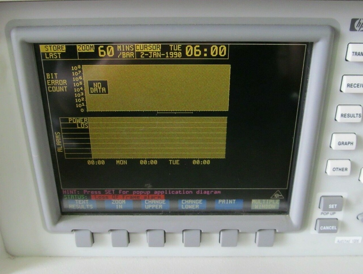 HP Agilent OmniBER 718 Communication Performance Analyzer 37718B