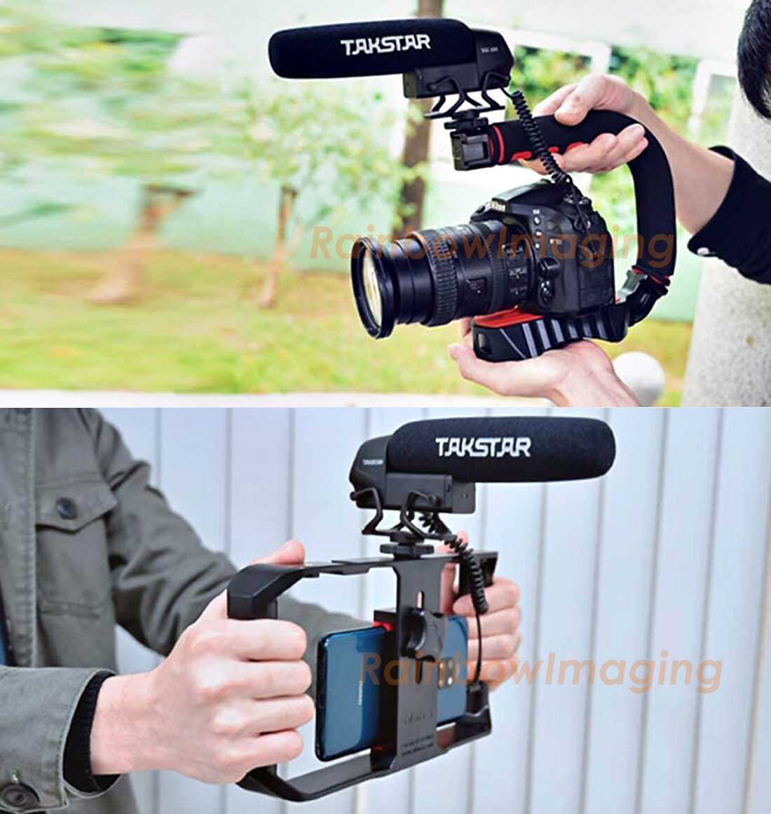 TAKSTAR SGC-600 Cardiod Shotgun Interview Microphone Mic for Canon Nikon DSLR