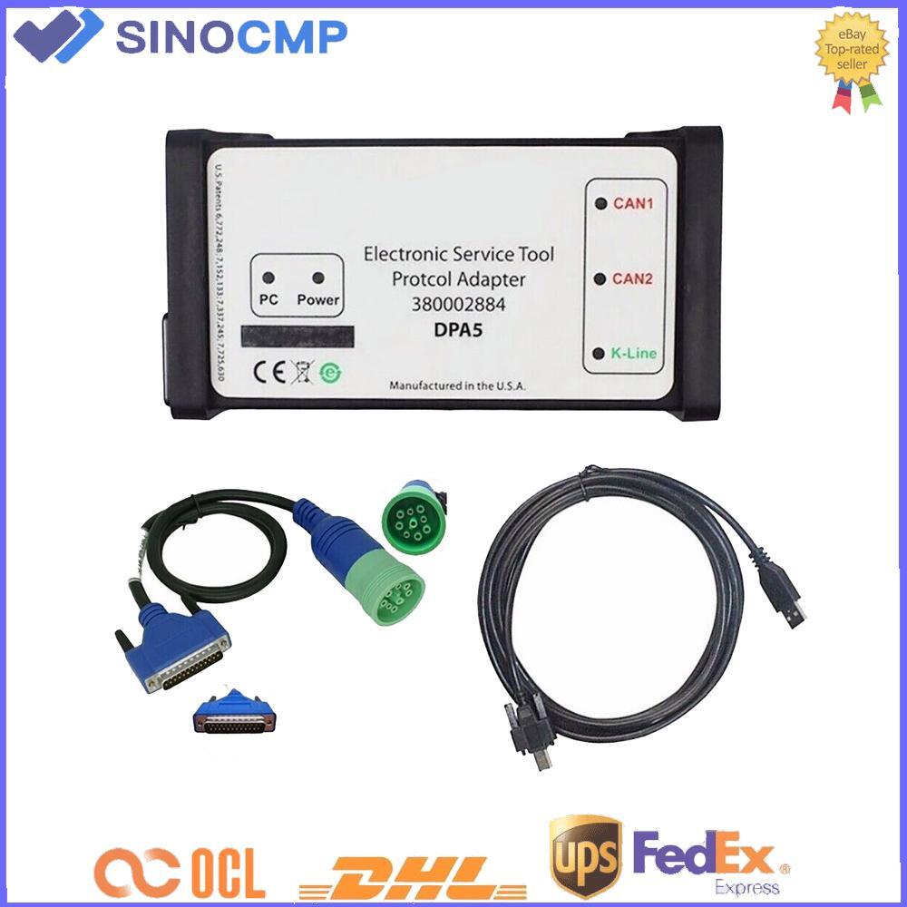 DPA5 Diagnostic Tool Adapter For CNH-EST New Holland Electronic Service Kit V9.8