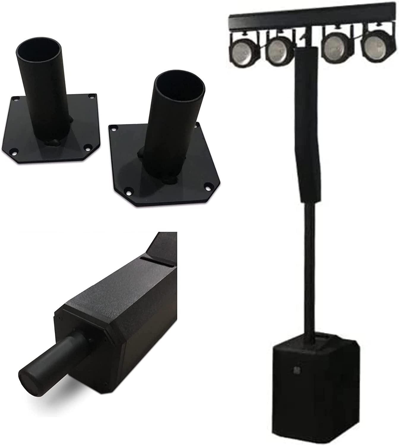 BoogieTec EV Evolve 50 Top Mount Light Bracket (qty of 2)