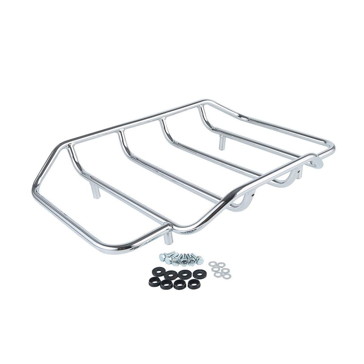 Pack Trunk Luggage Rack for Road King Chopped Razor Road Glide 1984-2025 Chrome