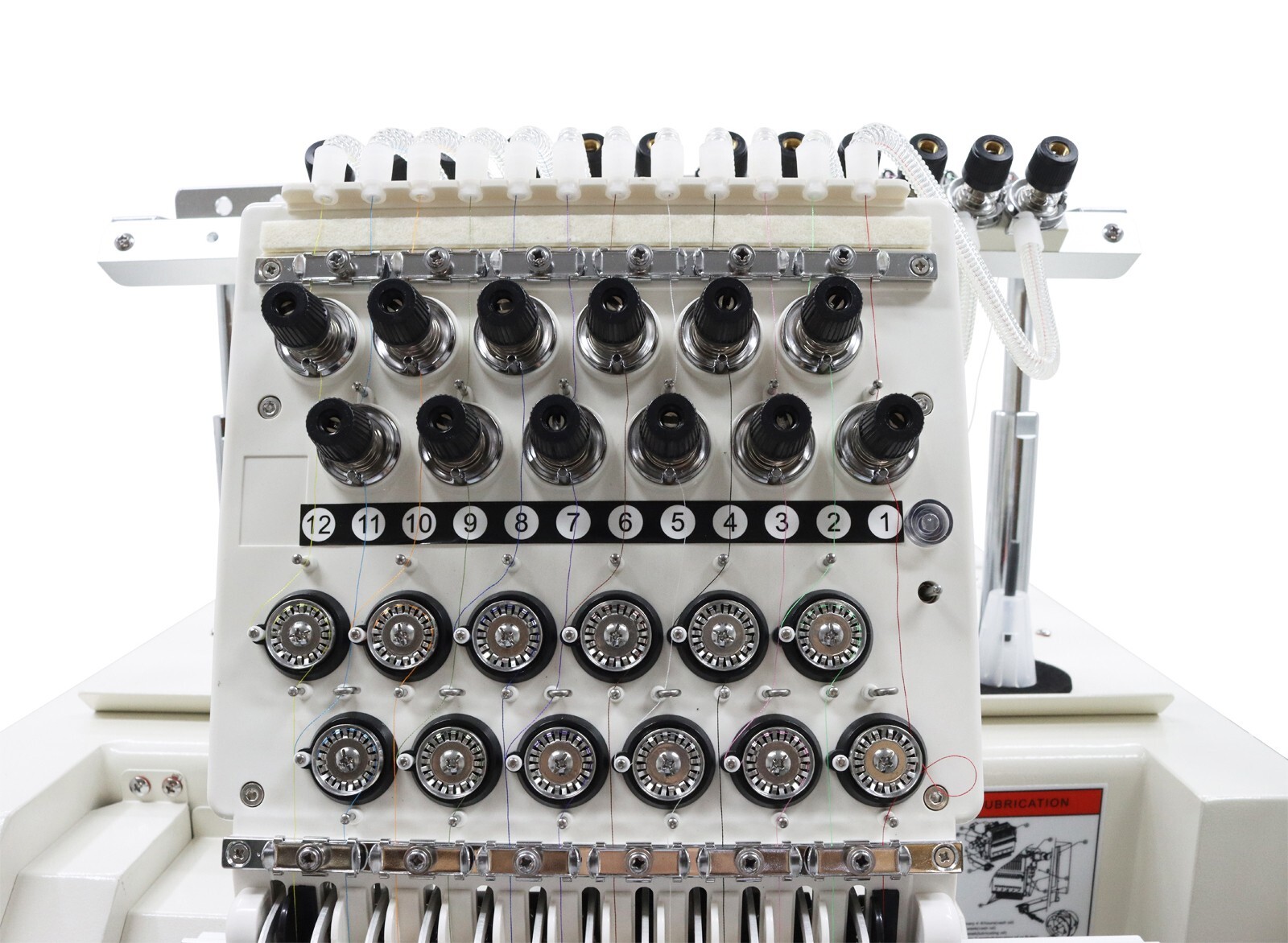 Automatic Computerized Embroidery Machine Single head 12 needles 110V-220V 300W