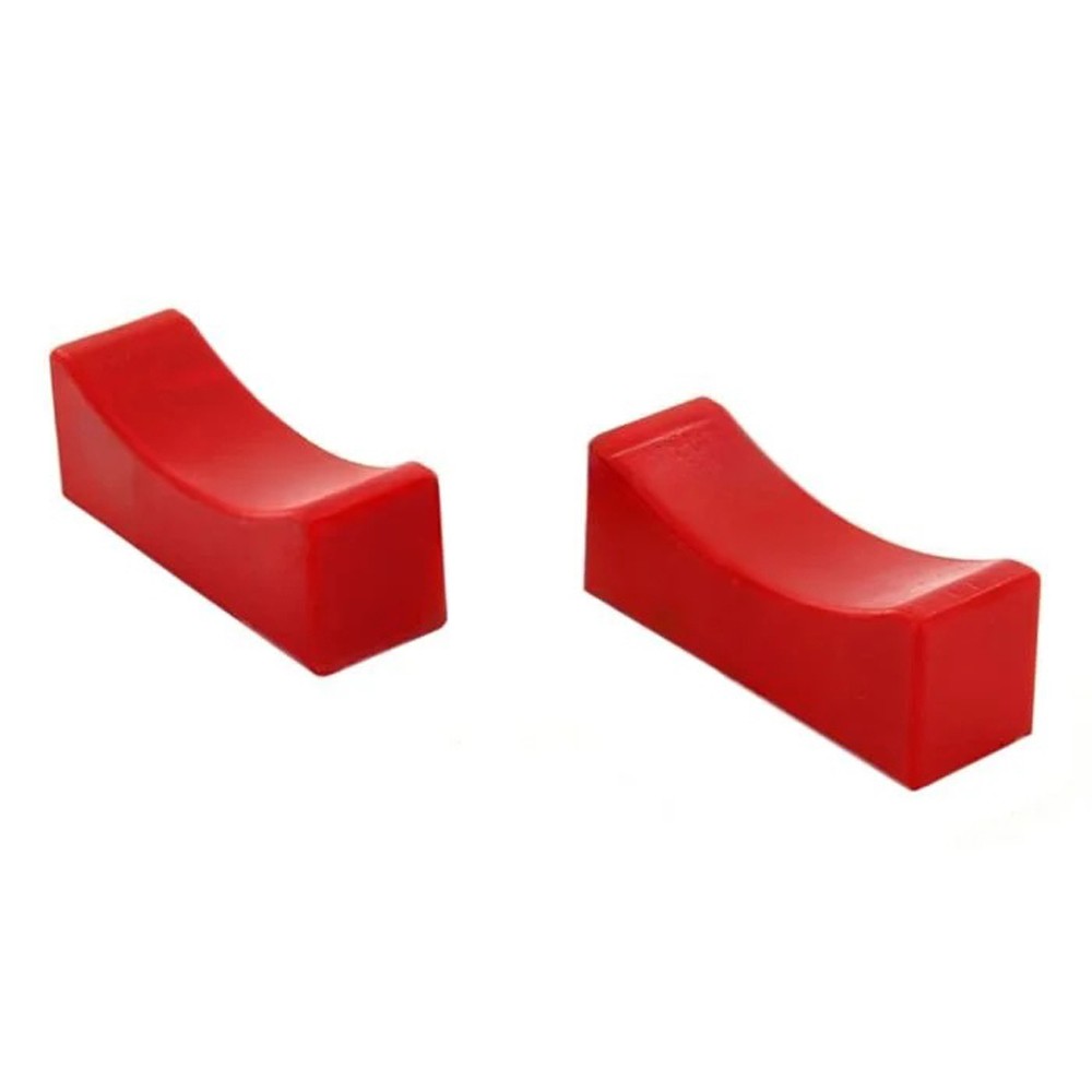 Prothane Red Urethane Jack Stand/ Hydraulic Floor Jack Pad Kit