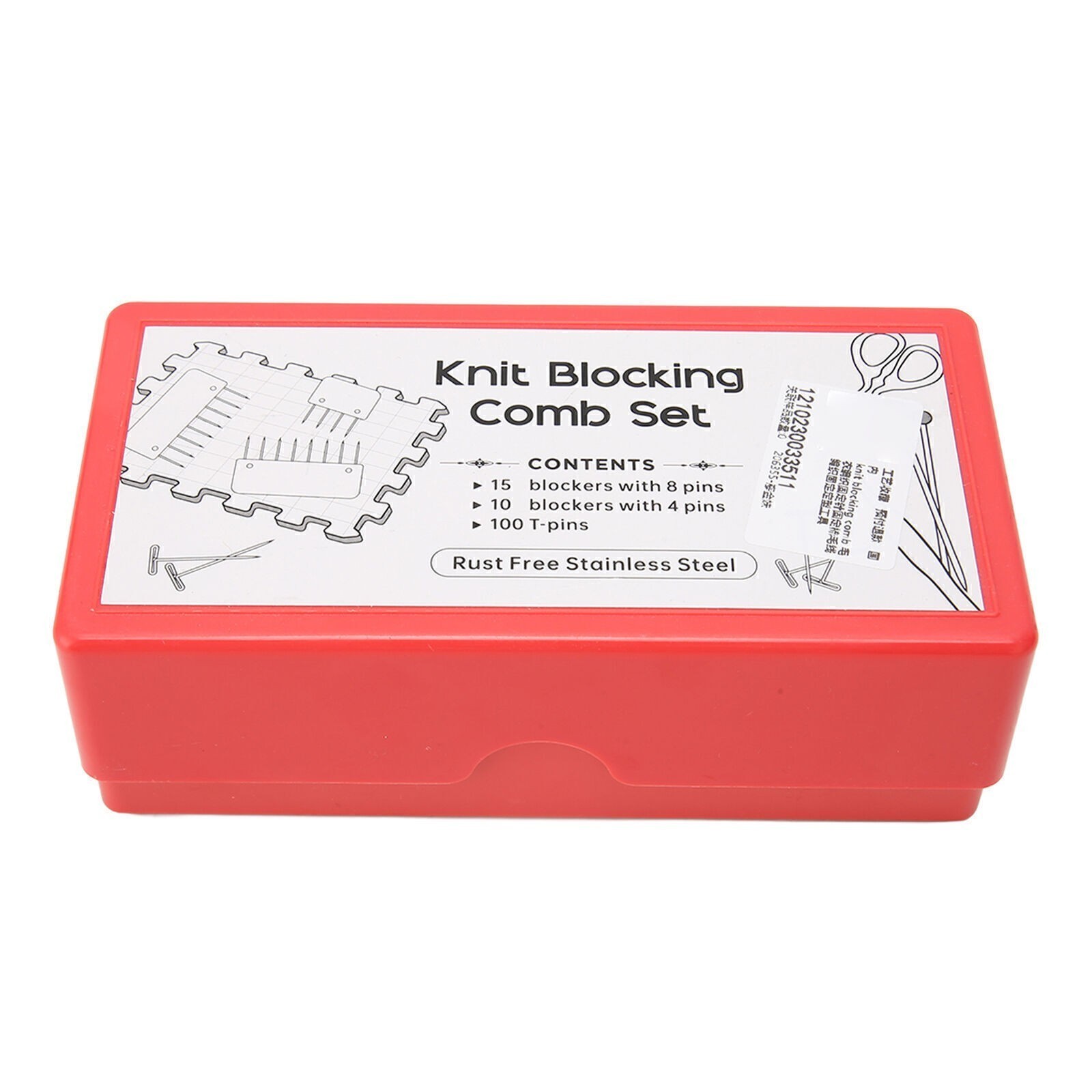 Knit Blocking Comb Set Time Saving Knitting Blocker Pin for Crochet Needlework