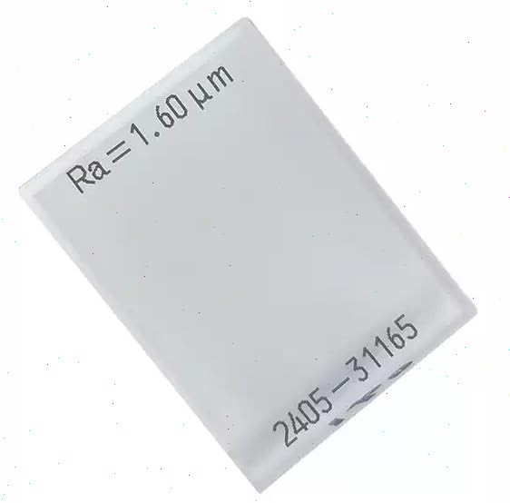 Surface Roughness Tester Sample Block Multi-Engraved Lines Square Wave RA 1.6μm