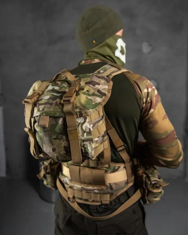 Multicam shoulder strap system, RPS Multicam assembly, RPS Pixel with pouche💙💛