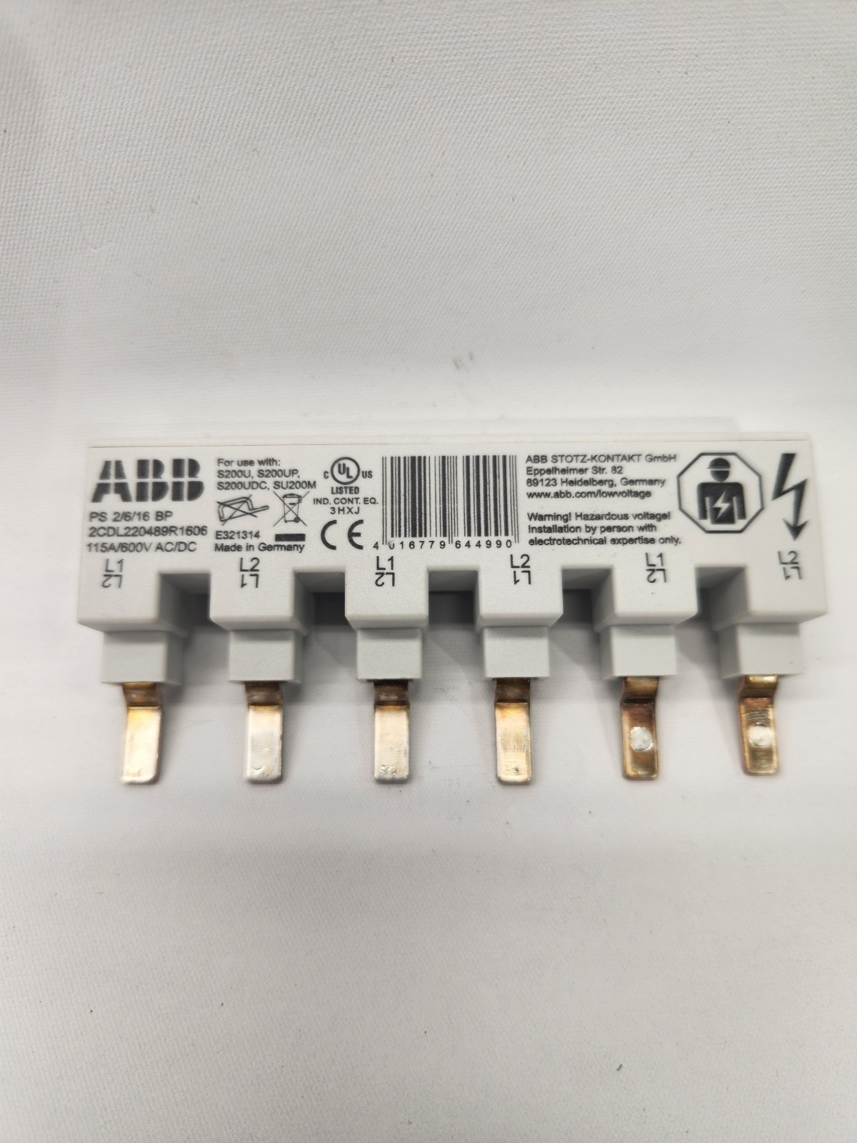 ABB PS 2/6/16 BP BUS BAR