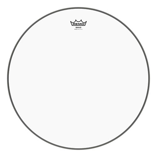 Banjo Head, Clear, 11-2/16 Diameter, Low Collar