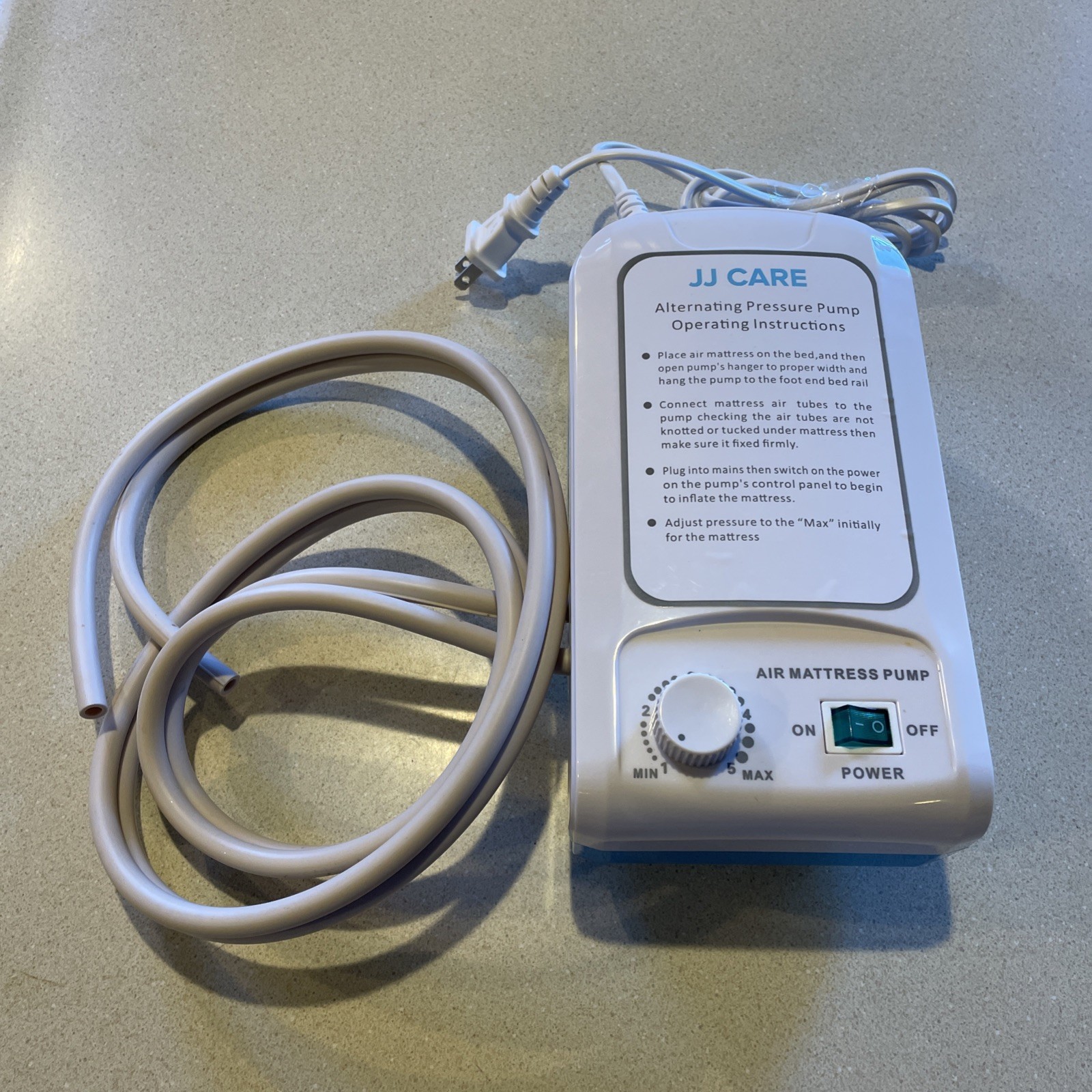 JJ Care Alternating Pressure Air Mattress Pump