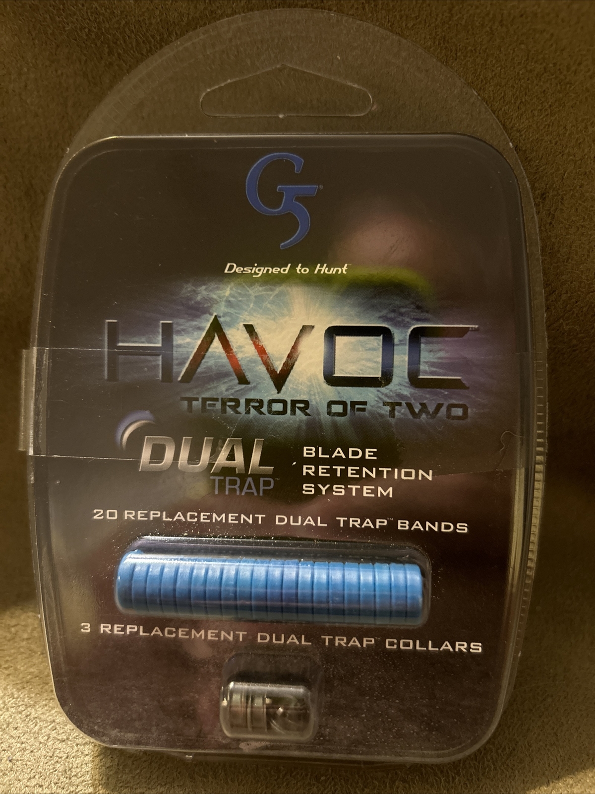 G5 Havoc Terror Of Two Dual Trap Blade Retention System 20 Replacement Bands 3