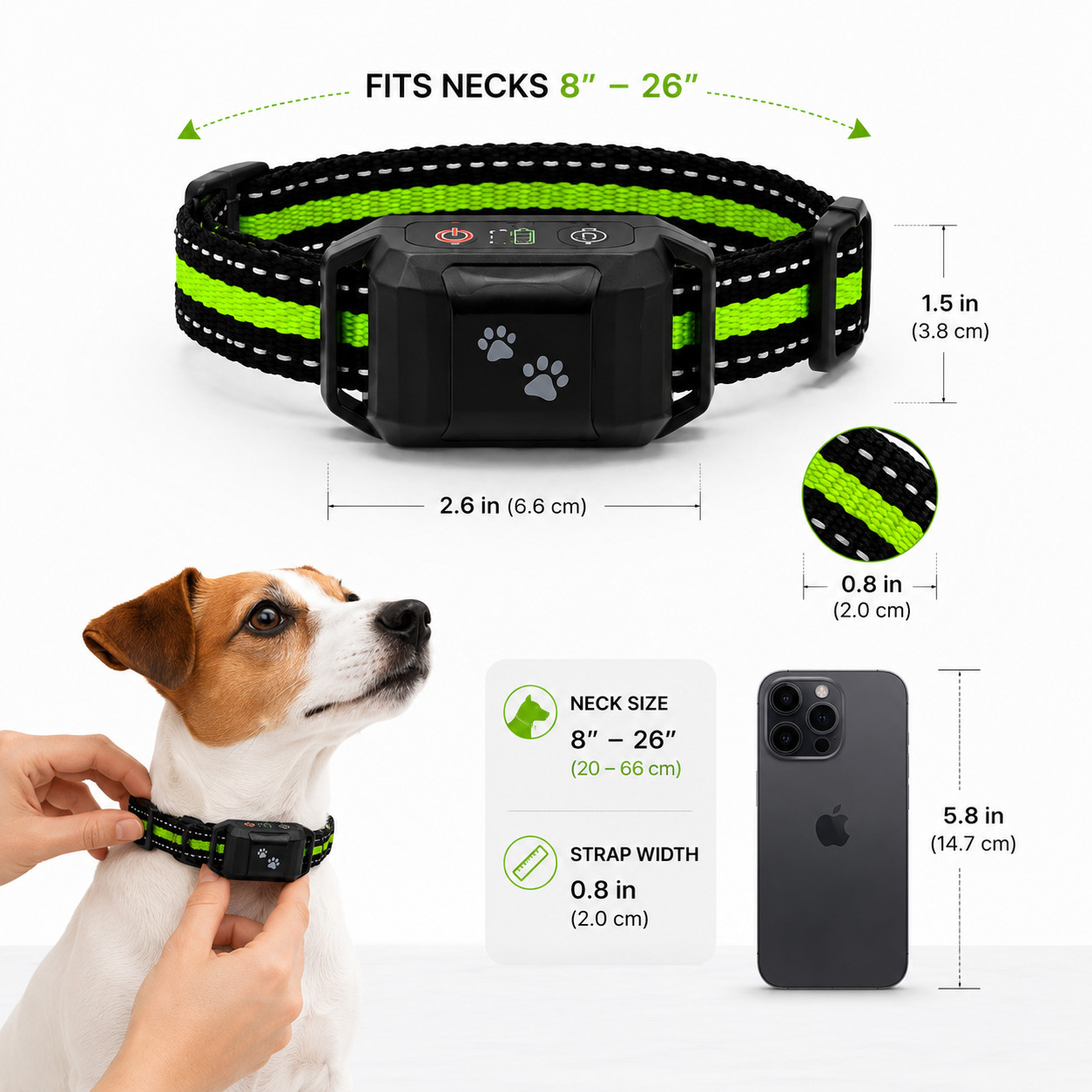 Rechargeable Anti Bark Dog Collar Waterproof Automatic Training Collar
