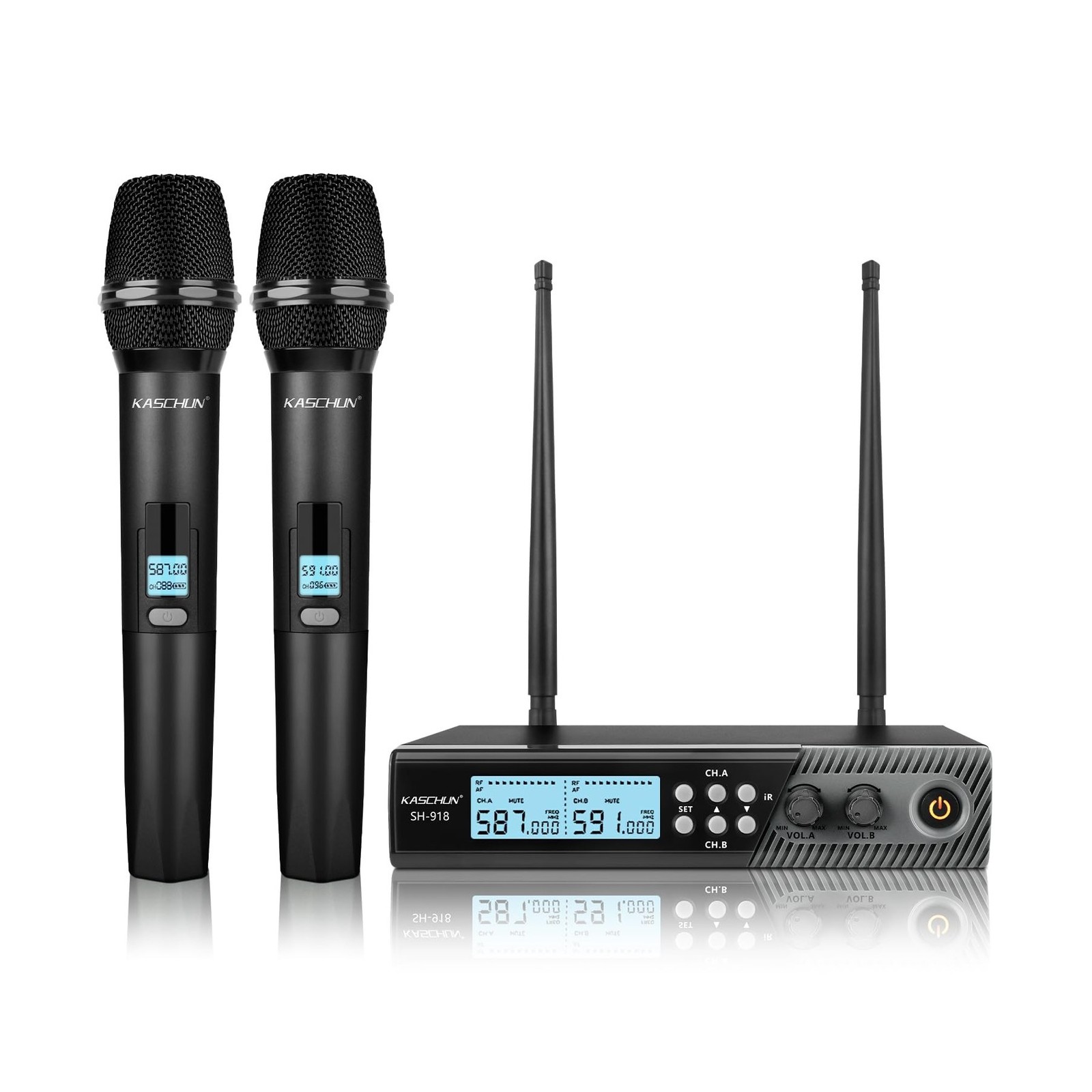 Wireless Microphone System，Cordless Handheld Microfono Inalambrico，
